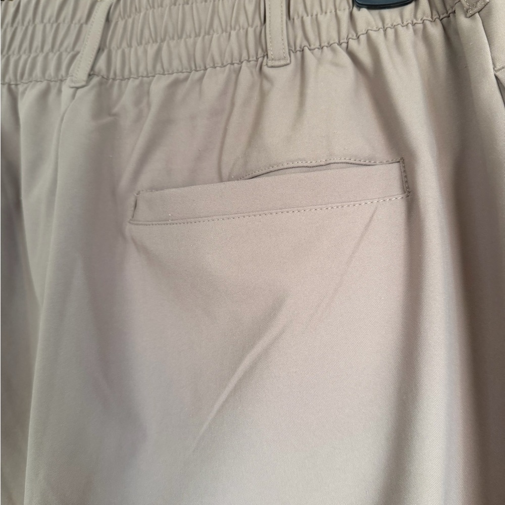Beyond Yoga Khaki Status Wide Leg Trouser 31" Medium - Picture 11 of 14